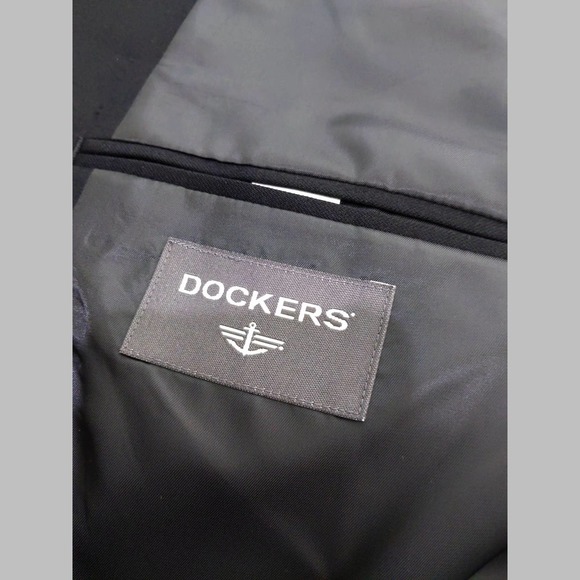 Dockers Men's Classic-Fit Black Suit Blazer Jacket - Picture 11 of 12